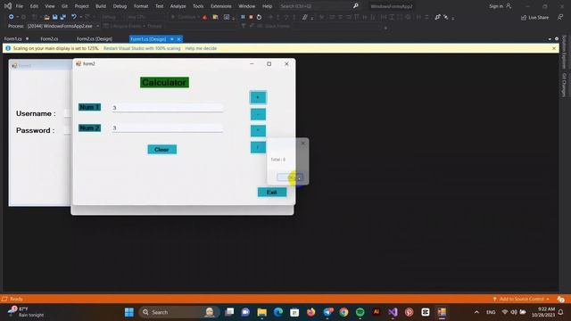 Windows Form Application-Login & Calculator смотреть онлайн