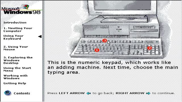 Windows 98 3. Using your keyboard смотреть онлайн