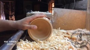 Russian woodturning project : Round box / Токарные работы по дереву в России: Круглая шкатулка