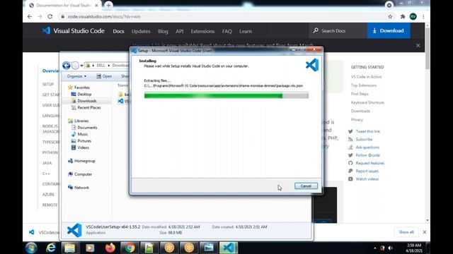 Install Visual Studio Code on Windows