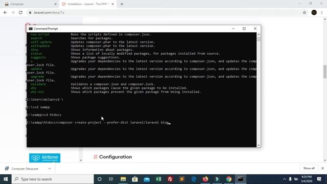 How to install Laravel 7 on Windows