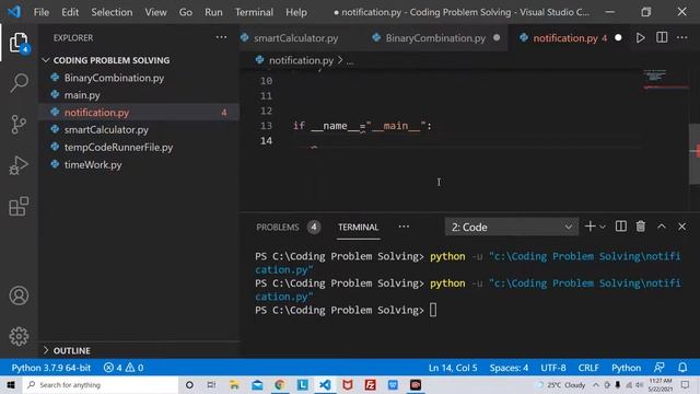 Get Windows Notification for your specific work in Python | Windows Notification system in python