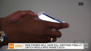 'Kill switch' to be standard on smartphones