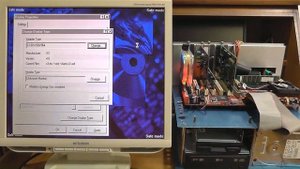 Installation of the Windows Chicago Build 347 on a retro motherboard