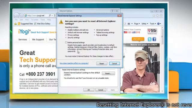 Internet Explorer® 9: How to reset settings on Windows® Vista смотреть онлайн