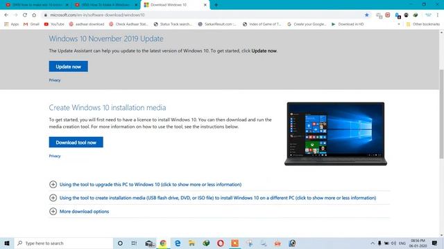 Latest And Genuine Windows 10 download / how to make windows 10 bootable pendrive смотреть онлайн