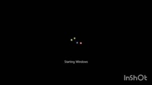 Startup screen Windows 7