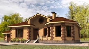 Проект одноэтажного дома . Замонавий уйлар проекти 1 этажлик