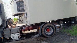 #iveco#eurostar# Закончил с кабиной, цепляю прицеп.