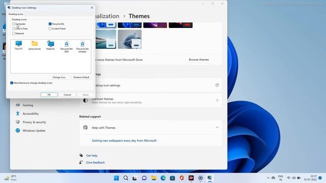 How to add my computer Icon on desktop in windows 11/10 || my computer Icon ko desktop pe kaise lay смотреть онлайн