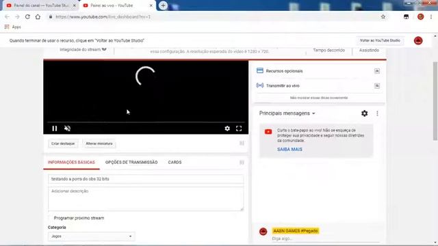 Live liosa testando a porra do obs 32 bits смотреть онлайн