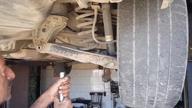 Замена проставок пружин Mercedes benz w210
