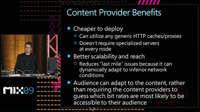 MIX09 Microsoft Silverlight Media End to End смотреть онлайн