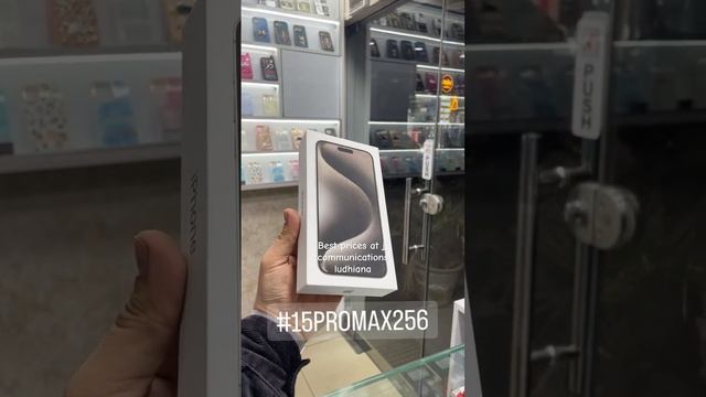 iPhone 15 pro max natural 256gb #trending #jjcommunication #viral