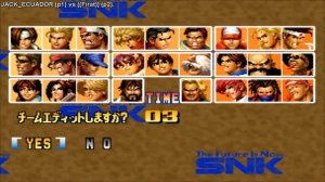 Fightcade Snk KoF 95 JACK vs Firat rematch 2 ➤ キング オブ ファイターズ 95, 킹 오브 파이터즈 95, king of fighters 95