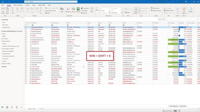 How to Easily Open New Task Window in eWay-CRM Using Keyboard Shortcut смотреть онлайн