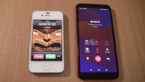 Incoming call & Outgoing call at the Same Time Iphone 4S ios 6 +HONOR 9S