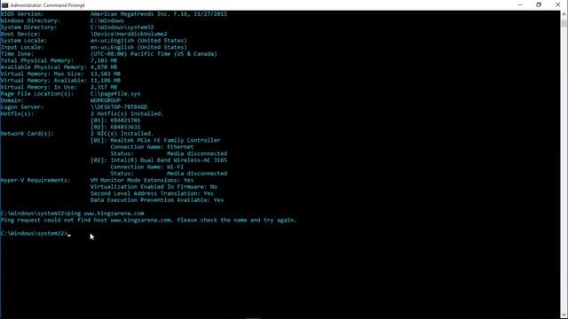 Command prompt hacks in windows 10