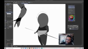 How I create poses with Lasso Fill Tool in Clip Studio Paint