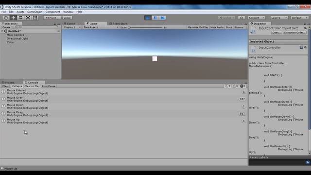 OnMouseEnter, OnMouseDown, OnMouseUp, OnMouseExit in Unity - Unity Scripting API Input Tutorial 13