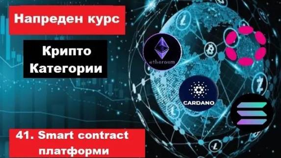 Крипто техничка анализа Напреден курс 41.Категории на крипто коини токени - Smart contract платформи