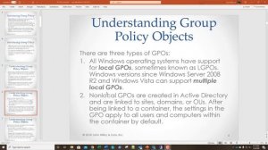 70-742 Lesson 7 Creating and Managing GPOs