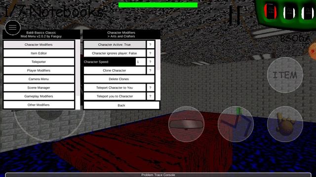 baldi's basics.exe mod menu android смотреть онлайн