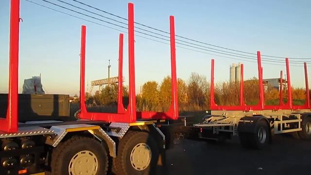 Сцепка МАЗ-6312С9 и МАЗ-892620 смотреть онлайн