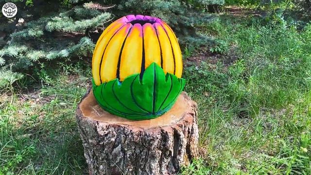 ВАЗОНЫ из ЦЕМЕНТА своими руками | Такие вазоны удивят всех | Flower pots made of cement смотреть онлайн