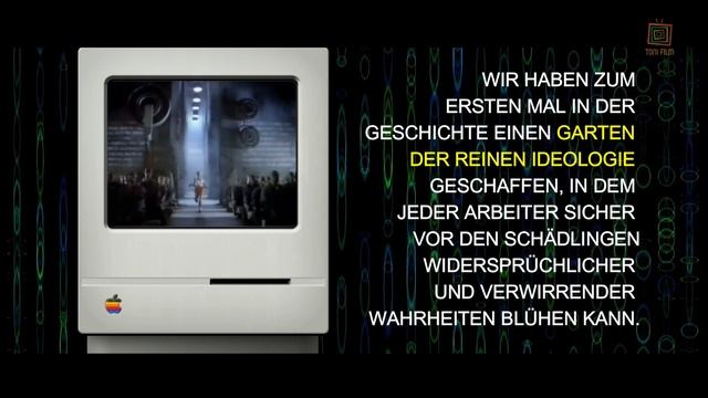 Apple Mac Werbung von 1984 beschreibt unsere Gegenwart. смотреть онлайн