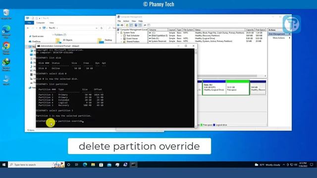 បន្ថែមទំហំ Drive C | How to extend drive c Windows 10 - EP 241 смотреть онлайн