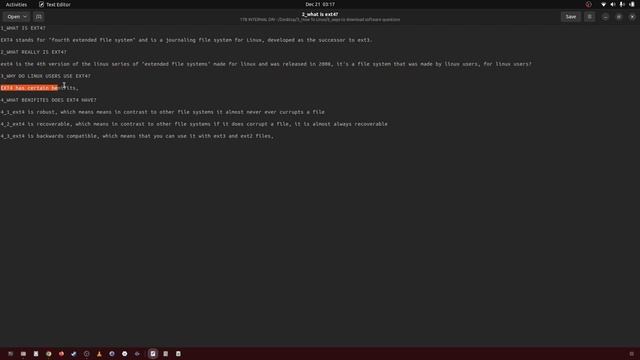 238 What is ext4?