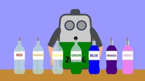 Low Battery Charged By Drinking Rainbow Colorful Drinks | Asmr Drinking Sound | NCR Animation