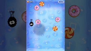 Cut The Rope Candy Feast Apptivity Gameplay (even though you can't see the Apptivity)