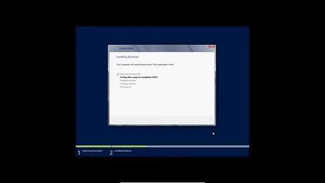 Installing Windows Server 2012 (Timelapse) смотреть онлайн