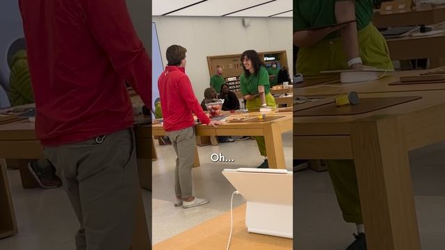 Buying Apples at the Apple Store #apple #comedy #prank