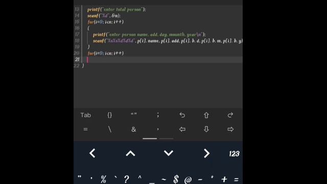 nested structure in c programming || structure in c