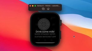 dynamic notification on apple watch