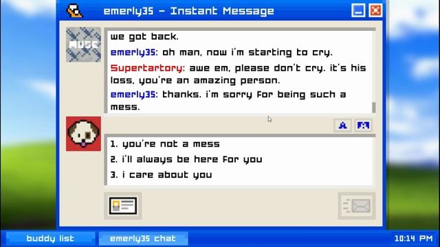 WINDOWS XP MESSAGES Emily Is Away смотреть онлайн