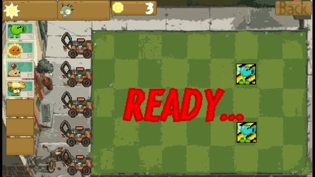 Mod Revolution 8 BIT Adventure level 1-5 Plants Vs. Zombies NO CHEAT смотреть онлайн