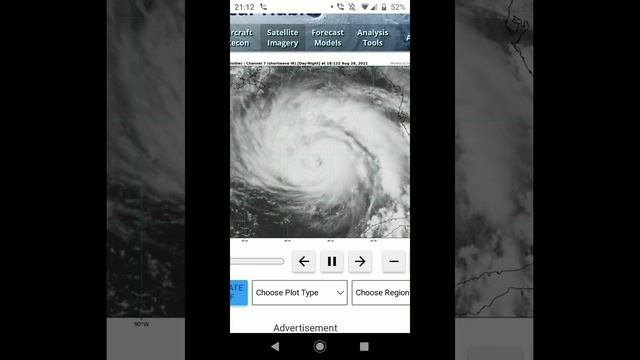 satellite imagery of major hurricane Ida from tropical storm to cat 4 смотреть онлайн