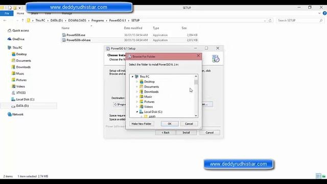 cara install power iso windows смотреть онлайн