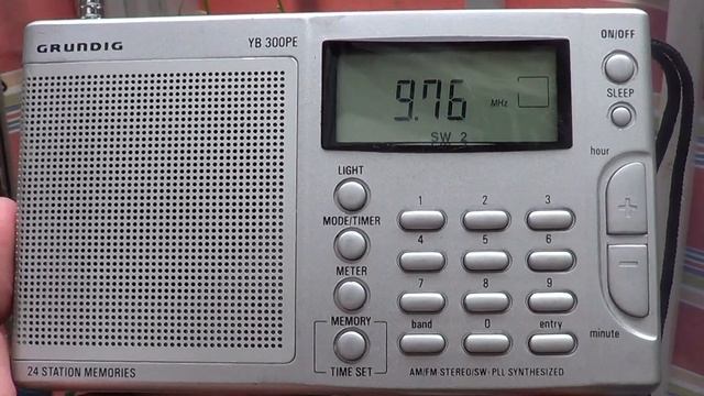 Radio Romania 9760 Khz Shortwave on Grundig YB300PE portable receiver смотреть онлайн