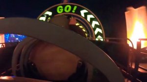 Slinky Dog Dash front row seats at night