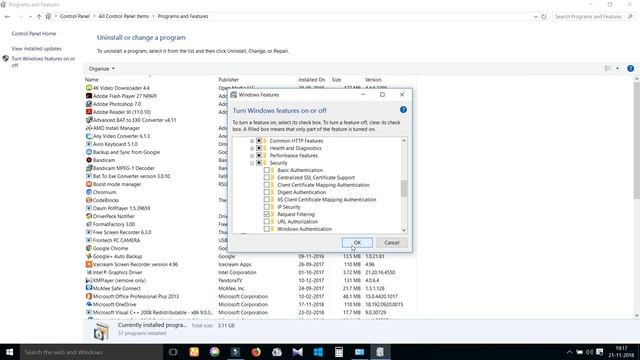 How to activate Internet Information Services ( IIS ) in Windows Computer | Tutorials смотреть онлайн