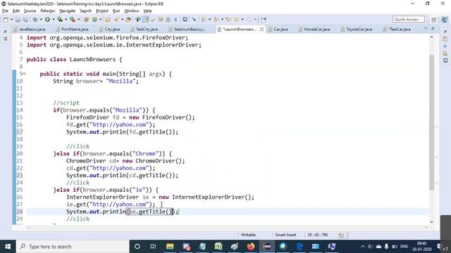 Selenium Training Tutorial Day 3 | Selenium Tutorial for Beginners