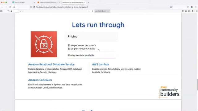 Introduction to AWS Secret Manager | AWS Tutorial For Beginners