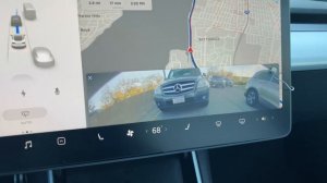 Tesla Model 3 Hack: View the rear view camera while driving (and still keep the navigation in view)