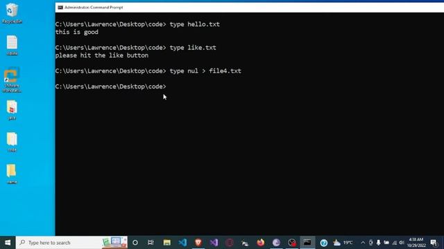 Windows CMD ( Command Prompt ) tutorial : part 2