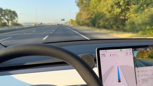 2023 Tesla Model Y Performance Driving from Florida to Indiana Full Self Driving Using Supercharger смотреть онлайн